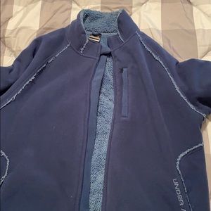 Men’s Large lined Under armour coat.